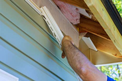 Replacing siding